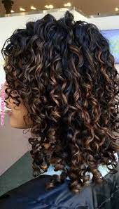 Then she would take a horseshoe shaped layer below it and lighten it to a copper color. 50 Hair Color Black Curly Hair Ideas Hair Curly Hair Styles Hair Styles