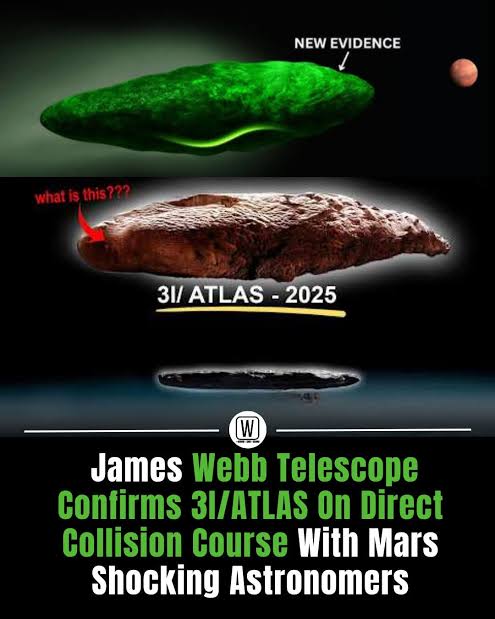 James Webb Telescope confirms 3I/Atlas collision course with Mars