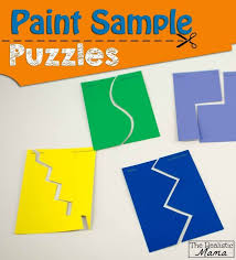 If you're looking for free jigsaw puzzles to play, look no further than these five websites. Diy Free Puzzle Games With Paint Samples The Realistic Mama Free Puzzle Games Free Puzzles Business For Kids