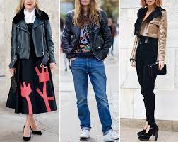 6 Unexpected Ways To Style A Leather Jacket For Fall 2020 Edgy Leather Jacket Classy Trousers Jackets