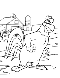 Foghorn Leghorn Coloring Page Coloring Pages Cartoon Coloring Pages Art Drawings Sketches Simple