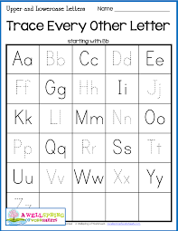 Letter tracing worksheets are great for children in preschool or kindergarten who need to practice basic handwriting skills and pencil grip! Small Alphabet Tracing Worksheets Liveonairbk