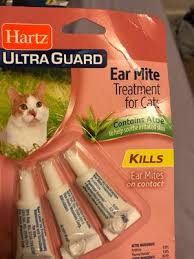 Hartz Ultraguard Ear Mite Treatment For Cats 0 101 Fl Oz 3 Count Walmart Com Walmart Com