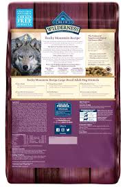 Blue Buffalo Wilderness Rocky Mountain Grain Free Natural Bison High Protein Recipe Adult Large Breed Dry Dog Food