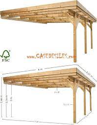 Carport Bois A Prix Imbattable Carport Adossant Bois 2 Voitures 31 26mc 0700425 Building A Shed Pergola Shed Plans