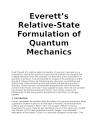 Lecture 20 Everett's Relative-State Formulation of Quantum ...