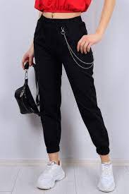 22 95 tl siyah zincirli bayan kargo pantolon 12213b modamizbir ropa ropa tumblr mujer ropa tumblr