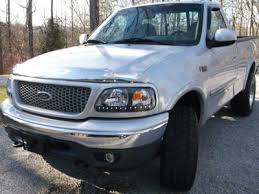 ford f150 1997 2003 black chrome headlights led drl ford f150 f150 ford ford f150 1997 2003 black chrome