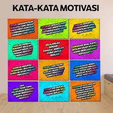 Motivasi belajar untuk siswa smp. Poster Banner Keceriaan Sekolah Dan Kelas Bilik Darjah Kata Kata Motivasi 12 Pcs Shopee Malaysia