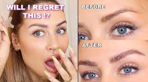 What you'll learn how to apply a lash lift prof. Diy Brow Lamination And Tinting At Home Testing The Hot New Trend That Will Transform Your Brows Youtube