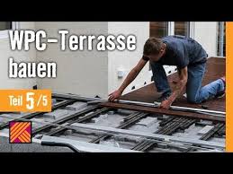 Wpc Terrasse Bauen Kapitel 5 Wpc Dielen Verlegen Hornbach Meisterschmiede Terrasse Bauen Terrasse Dielen Verlegen