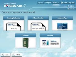 Kiosk Check In Process Korean Air