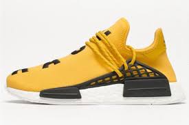 Adidas Black And Yellow Running Shoes Men Pharrell X Adidas Nmd Human Race Running Shoes Yellow Black Adidas Nmd Runner Cheap Adidas Nmd Adidas Nmd