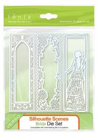 See more ideas about card making, cards, card making dies. Silhouette Scenes Bride Tonic Studio Card Making Techniques Card Making Supplies