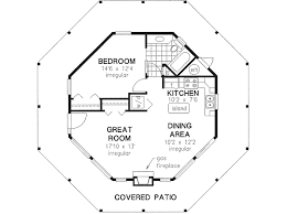 My wife and i have a basic design of an octagon house. Contemporary House Plan 1 Bedrooms 1 Bath 695 Sq Ft Plan 40 117