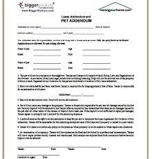 This agreement requires the tenant to maintain control of the pet, provide for the pet, ensure proper identification for the pet, and pay for any damages caused by the pet. Addendum Template Word Piccomemorial