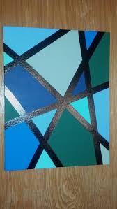 Easy Things To Paint On Canvas26 Jpg 600 1 064 Pixels Canvas Painting Diy Easy Canvas Art Tape Painting