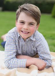Prince Louis is the spitting image of his father Prince William as he beams  in 6th birthday portrait wearing smart check shirt