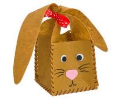 Osterhasen Korb Hase Ostern Korbchen Niedlich Ostern Basteln Mit Kindern Osterkorb Basteln Osternest Basteln