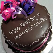 Happy Birthday Video Song With Name Download Happy Birthday Chocolate Cake For Mohammed Nawaz Happy Birthday Cake Images Happy Birthday Chocolate Cake Happy Birthday Brother Cake