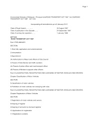 Previously, the malaysian transport ministry had said that the vep was to be implemented in january 2018. Https Www Leepartners My Wp Content Uploads 2016 08 Road Transport Act 1987 Act 333 Pdf