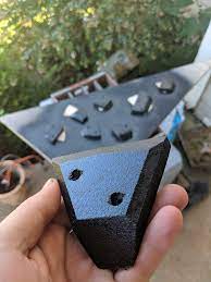 Made Some Foot Chips Today With Wood And Spray On Bed Liner Bouldering