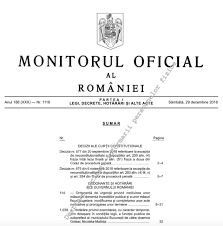 Introdu cuvântul căutat și apasă enter. Oug TiparitÄƒ Astazi 29 Decembrie In Monitorul Oficial