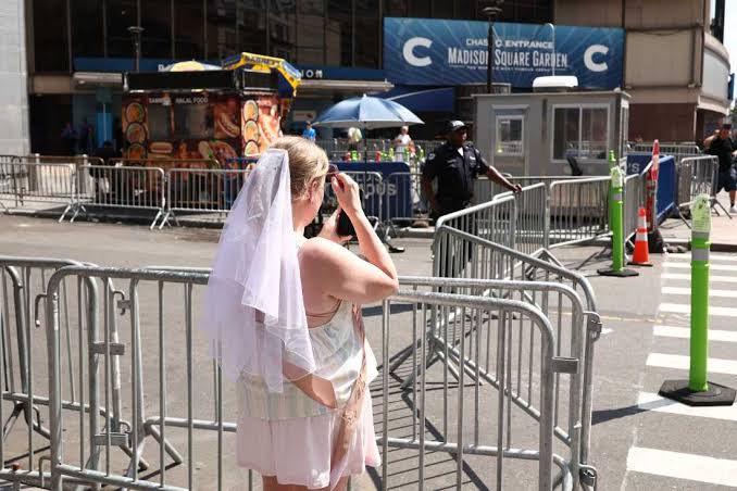After weeks of speculation, Taylor Swift, Travis Kelce wed in New York : NPR