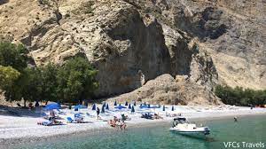 One of crete's most captivating beaches, glyka nera (sweetwater) features crystal clear, deep azure blue water. Sweetwater Beach Crete Cliff Hike To Glyka Nera Beach Chora Sfakion Youtube