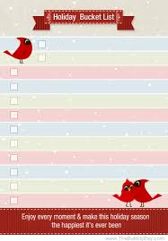 Blank Version Of Our Holiday Bucket List Slow Down Enjoy The Simple Pleasures And Create Special Christmas List Template Christmas Bucket List Winter Fun