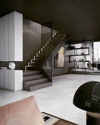 Instagram Da Amazing Architecture Penthouse Interior Design By Georgios Tataridis Image C Geor Industrial Interior Design Stairs Design Modern Villa Design