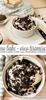 Low Carb No Bake Oreo Tiramisu With Espresso And Brandy Recipe Desserts Baking Baked Dessert Recipes
