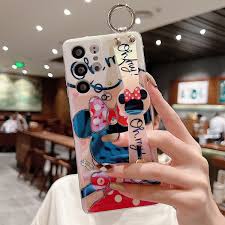 Lastma Samsung Galaxy S21 Ultra Case Cute with Wrist Strap Kickstand S21  Ultra Case 5g Glitter Bling Cartoon IMD Soft TPU Shockproof Protective  Phone Cases Cover for Girls and Women (Minnie) :