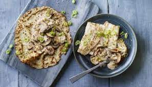 Creamy Mushroom Pancakes Recipe Recipe Recipes Creamy Mushrooms Bbc Food