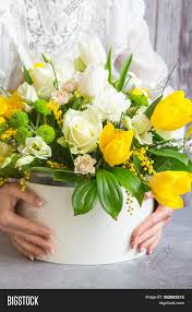 I have ordered some white petaled ones with yellow centers, such as the cheddar cheese series from klehm, and others that reportedly change color as the blossom progresses. Bouquet Beautiful Image Photo Free Trial Bigstock