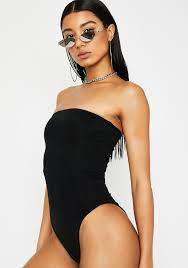 Luna Slay Club Strapless Swimsuit Strapless Swimsuit Cute One Piece Swimsuits Swimsuits