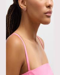 Sydney Evan Large Diamond And Sapphire Caged Albert Earrings