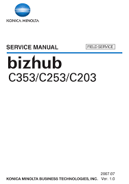 For assistance, please contact support. Konica Minolta Bizhub C203 Service Manual Pdf Download Manualslib