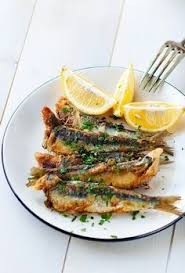 Fried Sardines With Garlic Chile Herbs Thecoffee Break Sardine Recipes Seafood Dishes Recipes