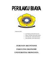 5metode grafik graph method 6metode matematik mathematical method d. 400460270 Perilaku Biaya Docx Docx Disusun Oleh Ayu Triana 010313817221211 Dirga Gustiani 01031381722223 Leni Maulina 01031381722155 Zalsa Course Hero