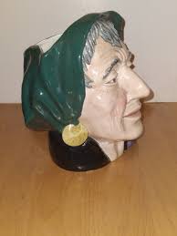 Royal Doulton D6497 Fortune Teller Toby Jug Mug 7 Inches Tall Made In  England Historical Collectible Figurine