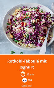 Rotkohl Taboule Mit Joghurt Rezept Rotkohl Paleo Rezepte Rezepte