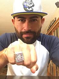 More #Goldeyes players have received their @AA_Baseball championship rings!  Here's outfielder Willie Cabrera with his new bling! 💍🏆