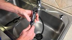 how to change a kitchen sink spray danco