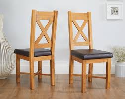 Bench cushions bench seat photo ideas awesome shots ideas. Grasmere Oak Dining Chair With Brown Leather Seat