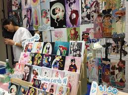 Pin By Ada On Artist Alley Table Displays Artist Alley Craft Show Displays Anime Conventions