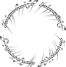 Lord of the rings bundle, lord of the rings svg, dxf, png, lord of the rings digital, lotr cricut, silhouette, lord of the rings movie. One Ring Inscription Circle Vector By Vanyanie On Deviantart