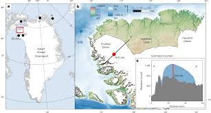 Deglaciation of the Prudhoe Dome in northwestern Greenland in response to  Holocene warming | Nature Geoscience