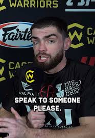 An important post-fight message from @Adam Cullen 🙏❤️ #MMA #UFC