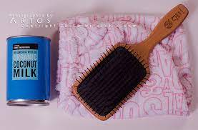 coconut milk pre poo ماسك الشعر بحليب جوز الهند لتطويل الشعر و تنعيمه organic coconut milk organic coconut coconut